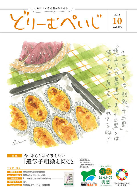 どりーむぺいじ2021年10月号の表紙