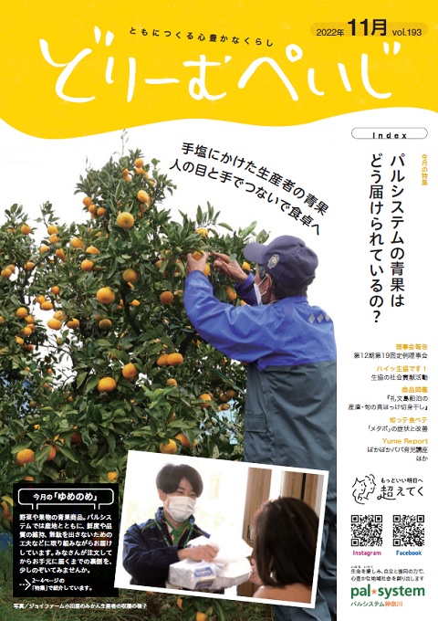 どりーむぺいじ2021年10月号の表紙